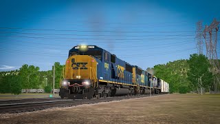 Trainsz 22 Gameplay CSX 8743 With RS3L Leads Q140
