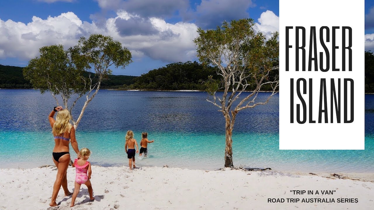 fraser island trip in a van