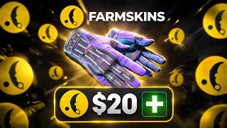 $20 TO GLOVES?  | Farmskins Promo Code 2025 | CS2 Case Opening