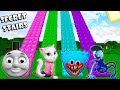 CHOOSE THE RIGHT SECRET STAIRS THOMAS TALKING ANGELA HUGGY WUGGY DADDY LONG LEGS IN MINECRAFT FNAF 9