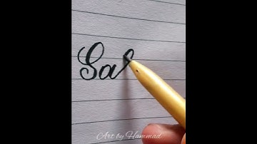 Salma | Beautiful writing | #youtubeshorts  #viral #art