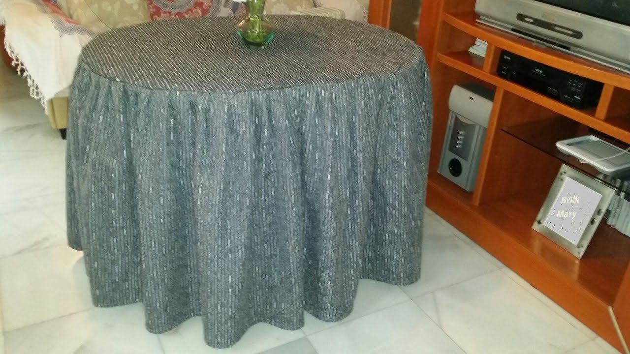 DIY/Cómo hacer enagüillas mesa ovalada YouTube