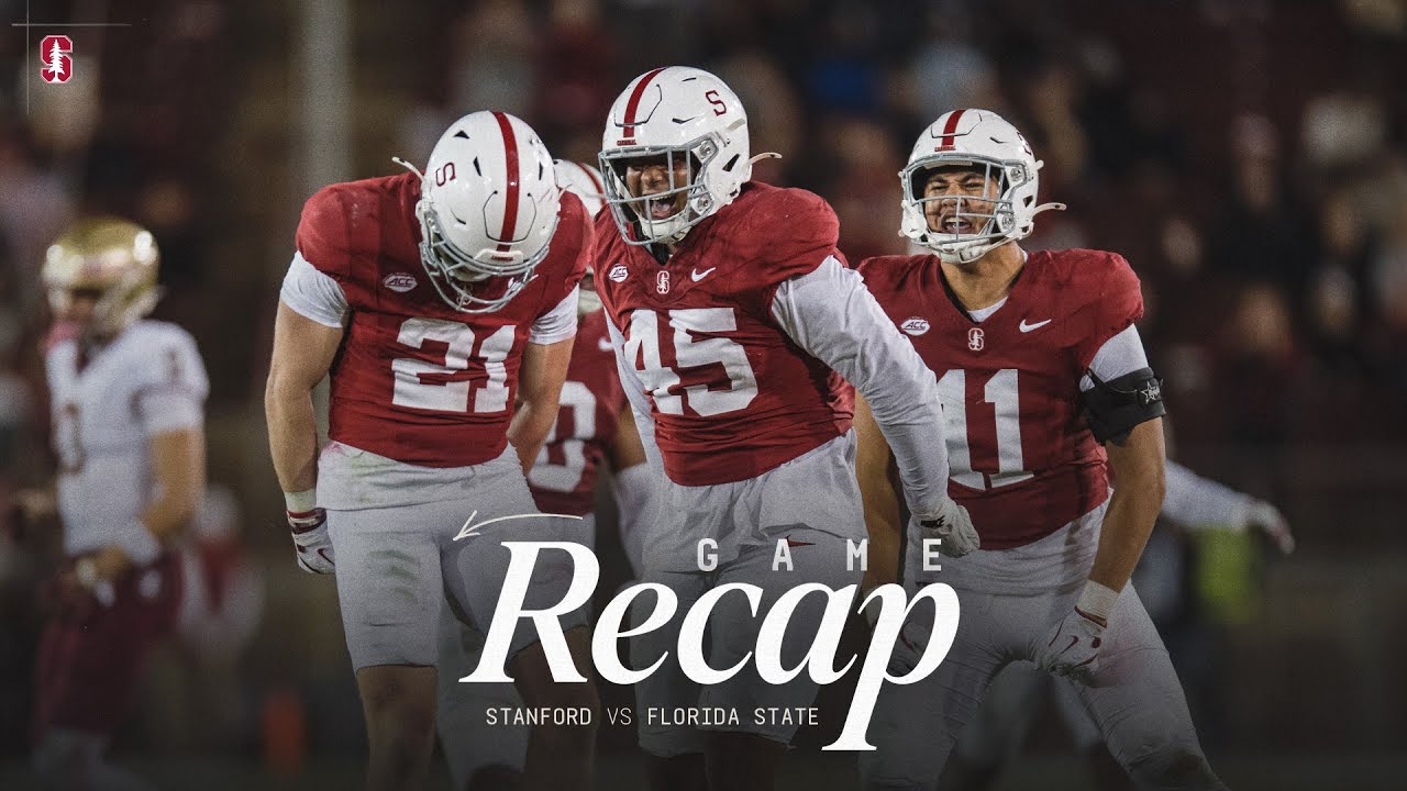 Stanford Football: Reunion Homecoming Victory against Florida State | Cinematic Recap