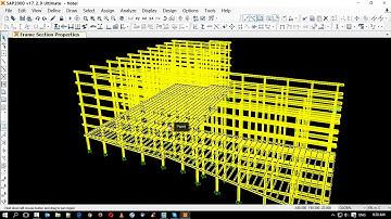 csi sap2000 v17 steel structure design hotel building 08