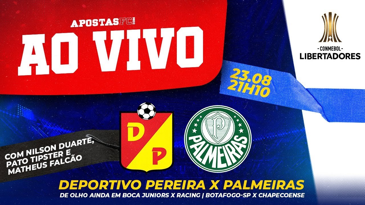 Deportivo Pereira e Palmeiras entram em campo nesta quarta