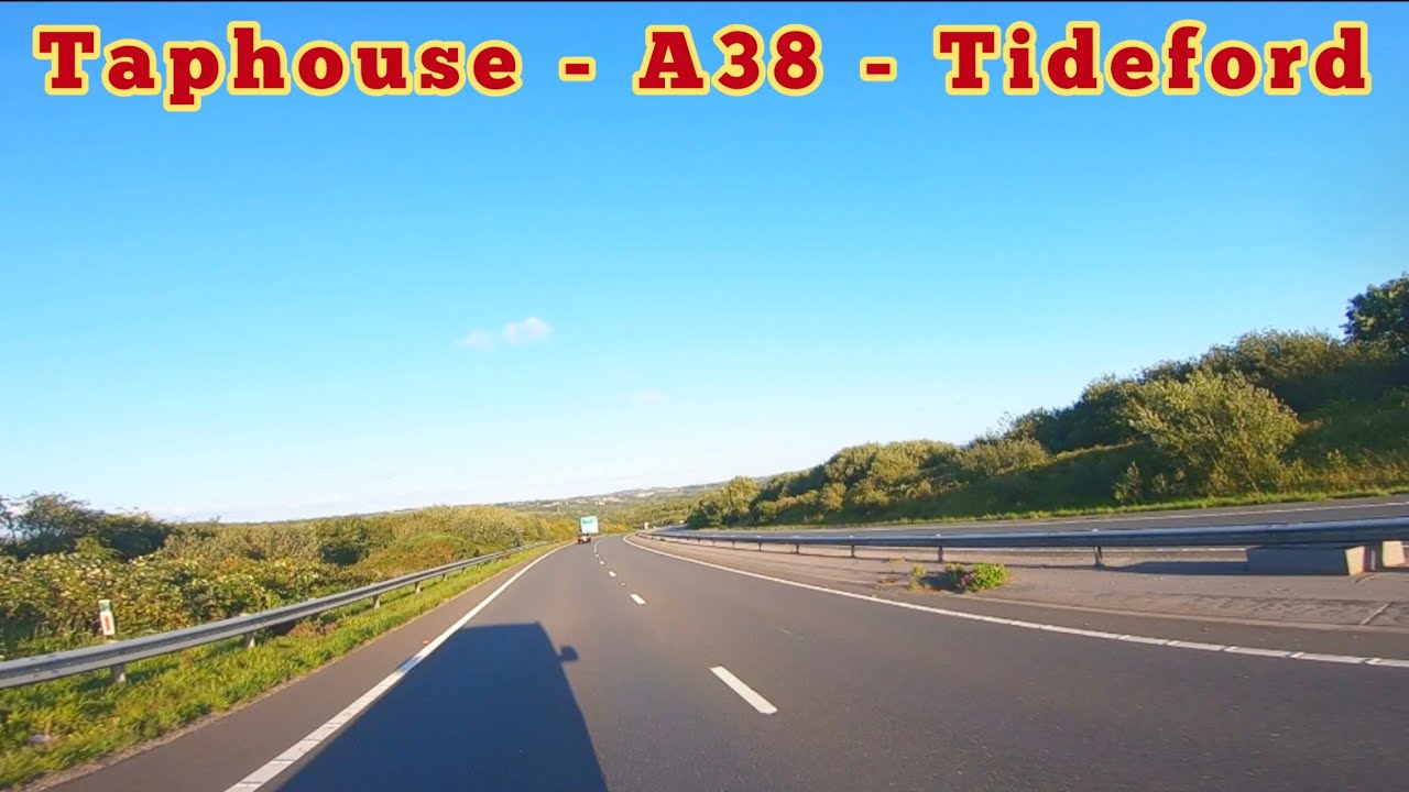 A drive with us production 06/08/23 Taphouse - Tideford via A38 Cornwall West Country England GoPro