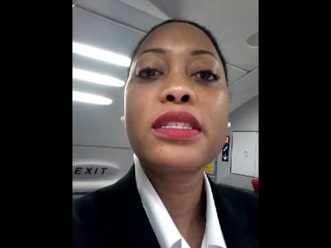 Endeavor Air Flight Attendant says farewell:)