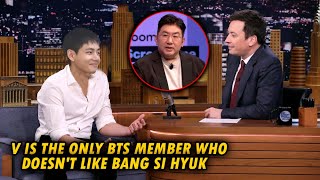 Bang Si Hyuk in heat, evidence circulates of V BTS revealing his hatred for HYBE Chairman Bang PD
