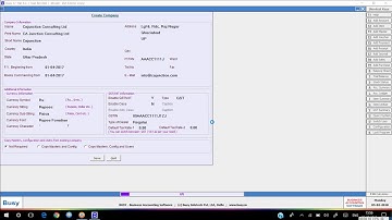 How to Create Company in Busy Accounting Software