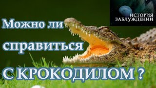 #заблуждения Можно ли справиться с крокодилом?#крокодил#аллигатор#заблуждения