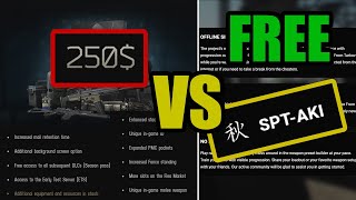 250 Tarkov Pve Mode Vs Free Tarkov Pve Mod