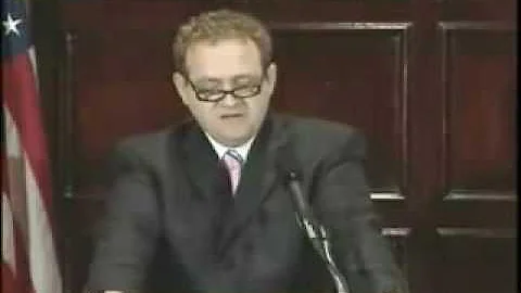Larry Sinclair in 2008 at the National Press Club