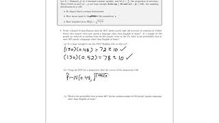 Math 3382 Chapter 4: Sampling Distribution for a Proportion