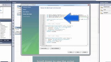 Video How to Forward-Engineer a Database