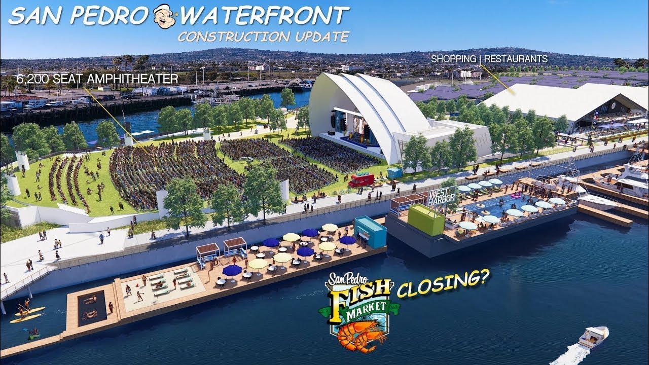 150 Million San Pedro West Harbor Drone Construction Update YouTube