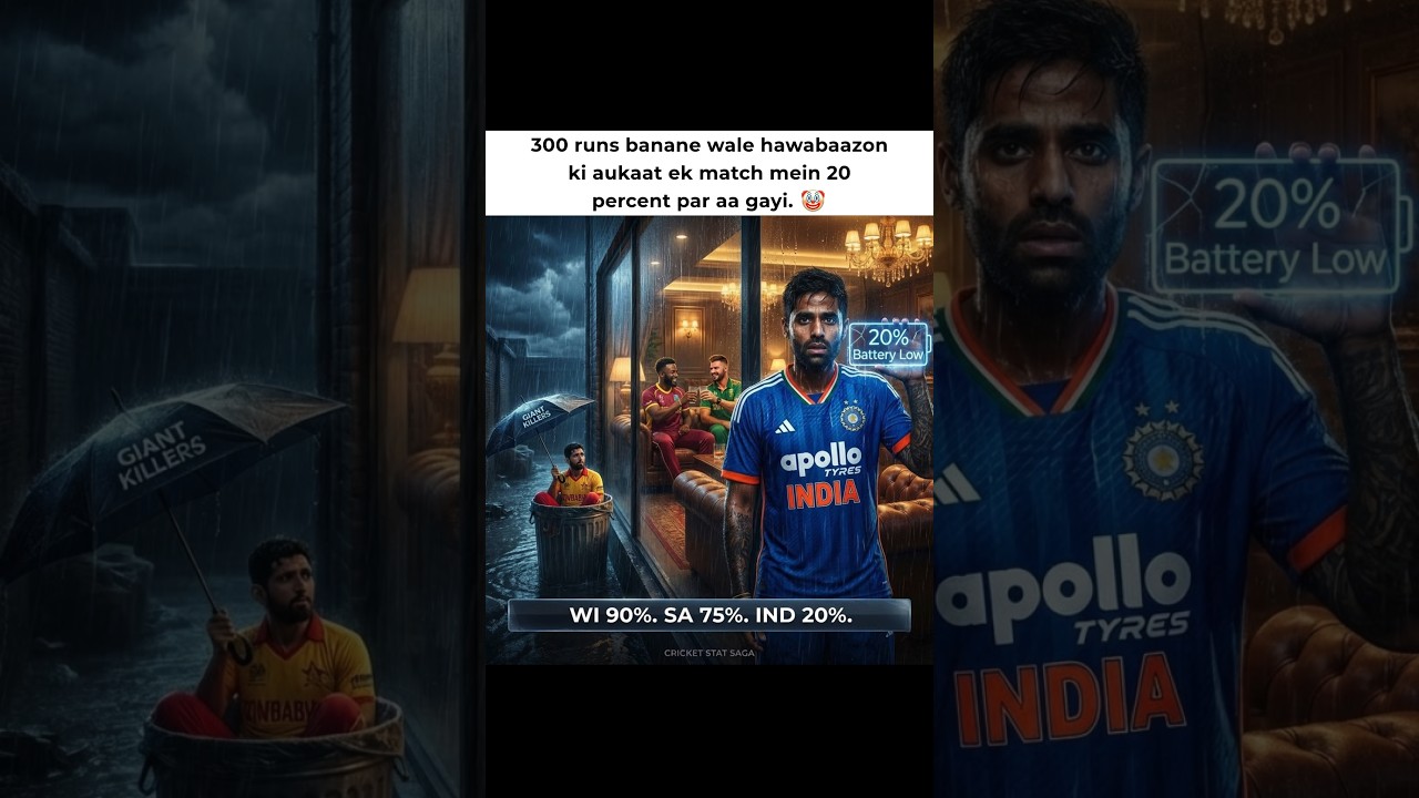 Team India mathematically eliminated? 20% reality 📉 
