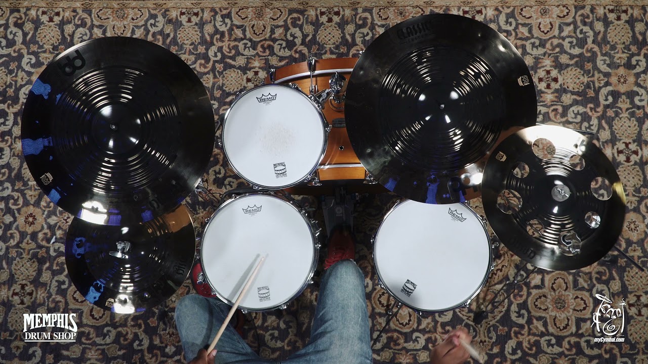 Cymbale Trash Crash Meinl Classics Custom Dual 16" - Bronze B12 Fabriquée En Allemagne