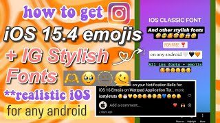 Get ALL Real iOS Style Instagram Fonts + iOS Emojis on Android screenshot 5