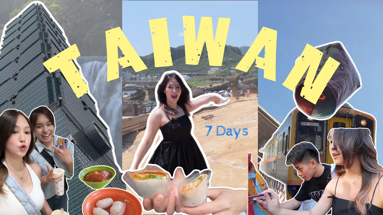 🇹🇼7天6夜玩爆台湾！难怪周杰伦写歌都那么浪漫！超下饭VLOG💗