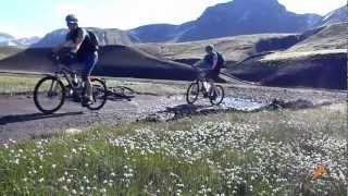 On Bike from Laki to Landmannalaugar