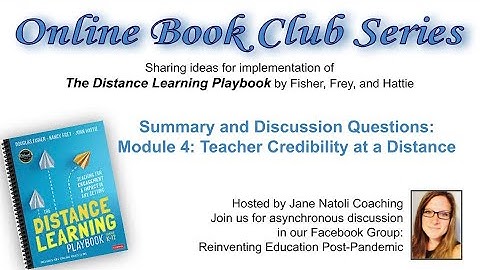 Module 4: Book Club Distance Learning Playbook