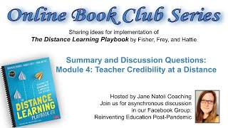 Module 4: Book Club Distance Learning Playbook