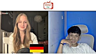 ometv internasional I Kenalan sama cewek jerman indo Medan I omegle