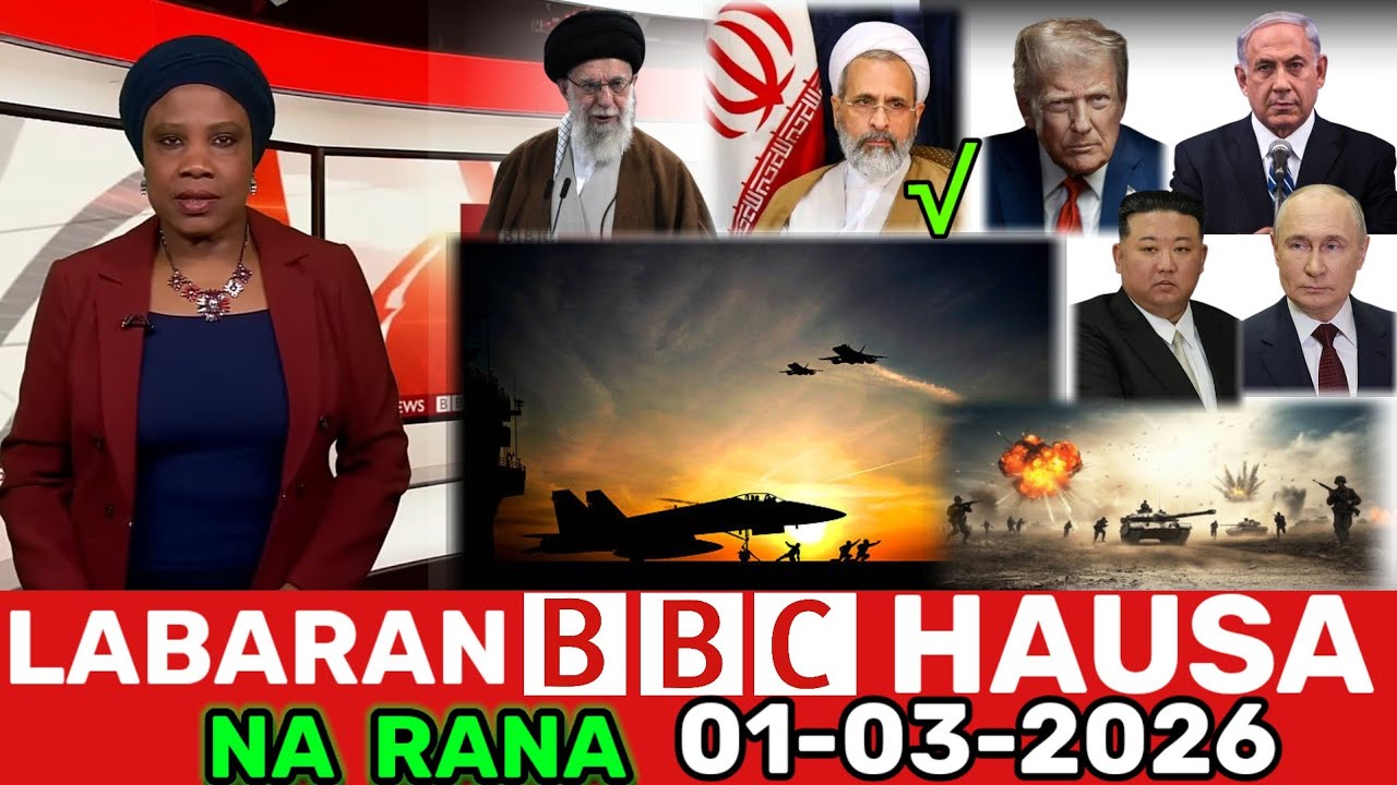 #BBC HAUSA LABARAN YAU NA RANA 28-02-2026 labaran niger na juyin mulki #bbchausa #labaran duniya