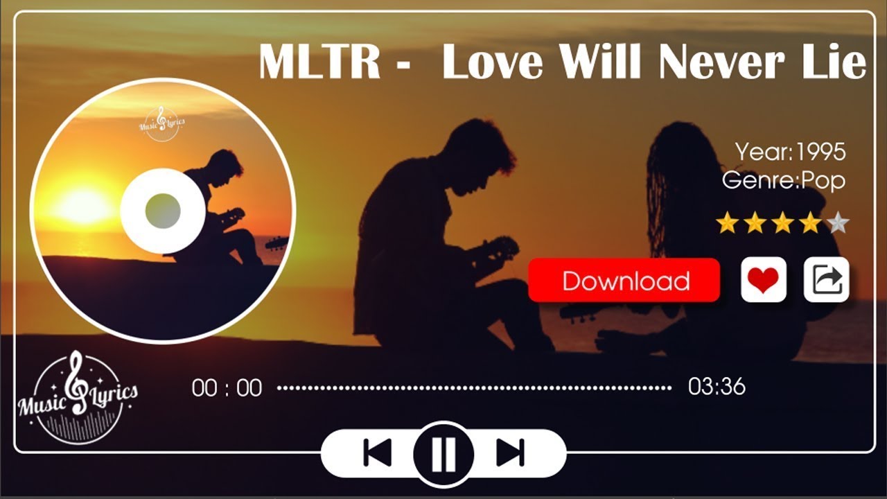 Love Will Never Lie Michael Learns to Rock (Lyrics) YouTube