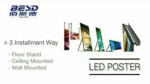 digital signage   P1.2 P1.5 P1.8  P2.5 P3 LED poster