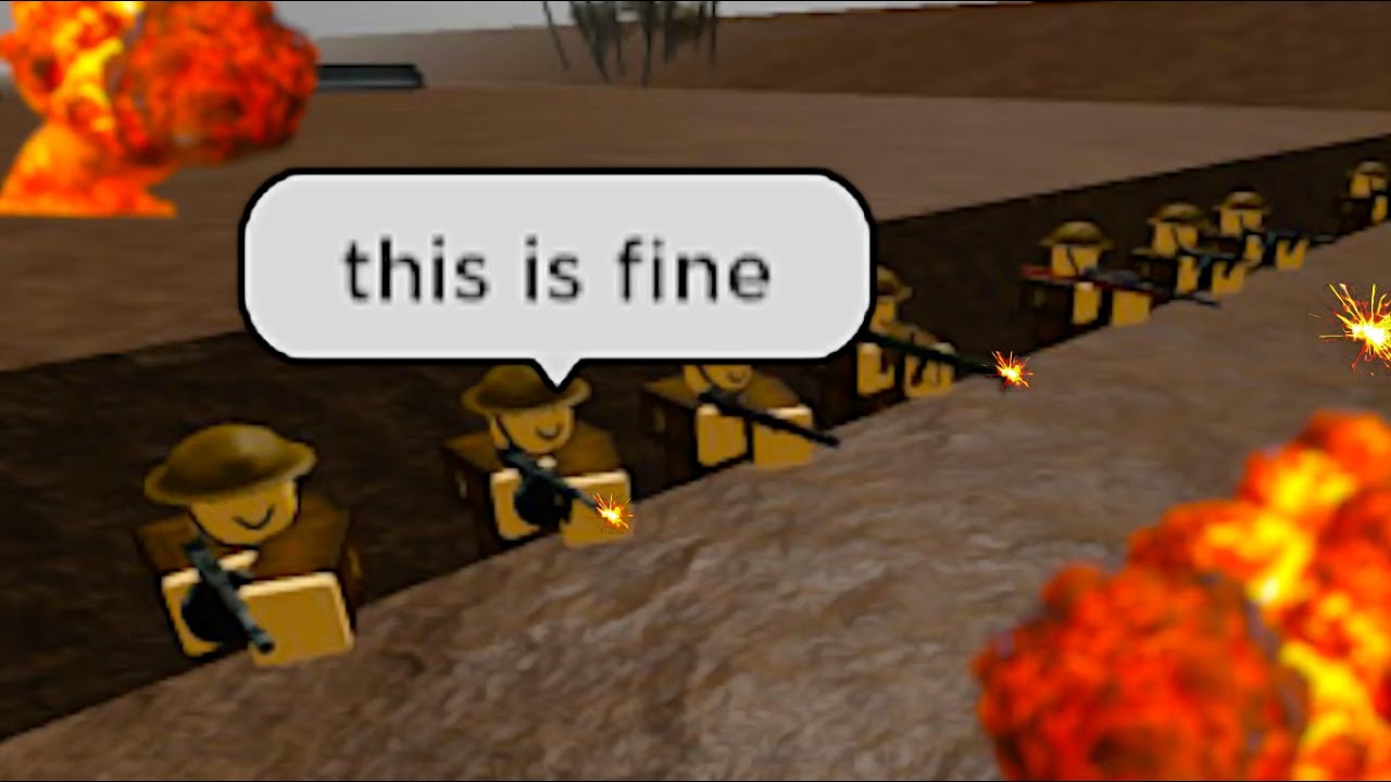 Roblox THE TRENCHES - YouTube