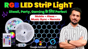 RGB 10 Meter Waterproof LED Strip Light | Diwali Light | Alexa, Mobile Control | Gaming Mode Music