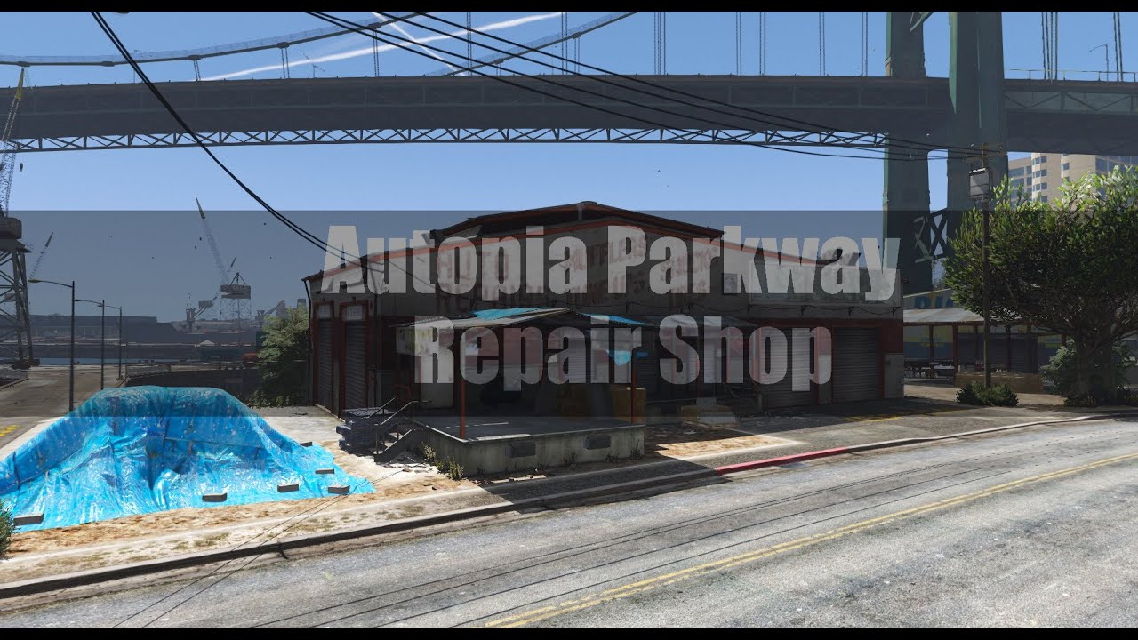 GTA V MLO Interior Autopia Parkway Repair Shop YouTube