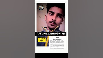 RPF constable Answer key out 👮 #rpfconstable #rpf #short #trending #answerkey #reels #viralshort