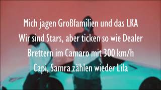 SAMRA & CAPITAL BRA - WIEDER LILA (Official HQ Lyrics) (Text) Resimi