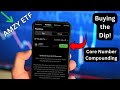 Amzy etf  buying the dip  core number compounding 2600  passive income  fidelity brokerage