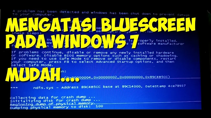 Cara Mengatasi blue screen pada windows 7