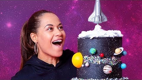 A GALAXY... Made Of CAKE | Fault Line Cake | How To Cake It with Yolanda Gampp