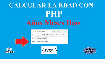 Calcular la edad de una persona usando PHP, retorna Años Meses Días