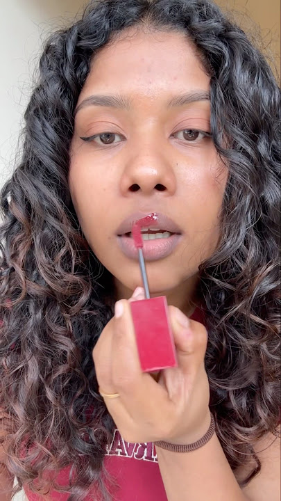 Trying Maybelline vinyl lipstick on my pigmented lips😳 #browngirl