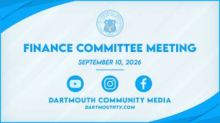 Details Finance Committee Meeting - September 10, 2026 Update