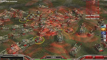 China - Command & Conquer Generals Zero Hour - 1 vs 7 HARD Gameplay