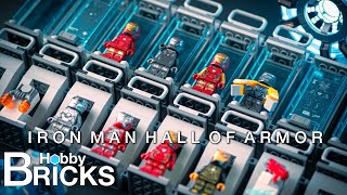 Lego Iron Man Hall of Armor | Speed Build | Beat Building