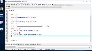 C Tutorijali Za Početnike - 14 - Poredjenje Preko Tastature