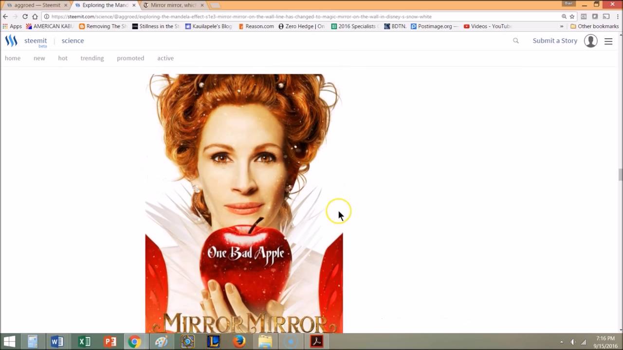 The Mandela Effect Snow White Proof of Change