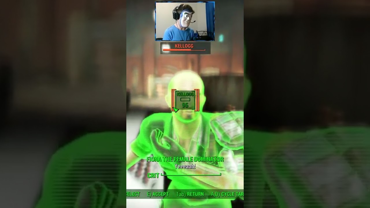 FALLOUT 4 BOSS KELLOG says funny voiceline before PLAYER DESTROYS HIM 🤣🤣🤣🤣👊