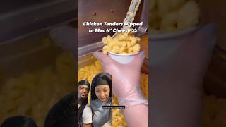 Chicken Tenders Dipped In Mac And Cheese