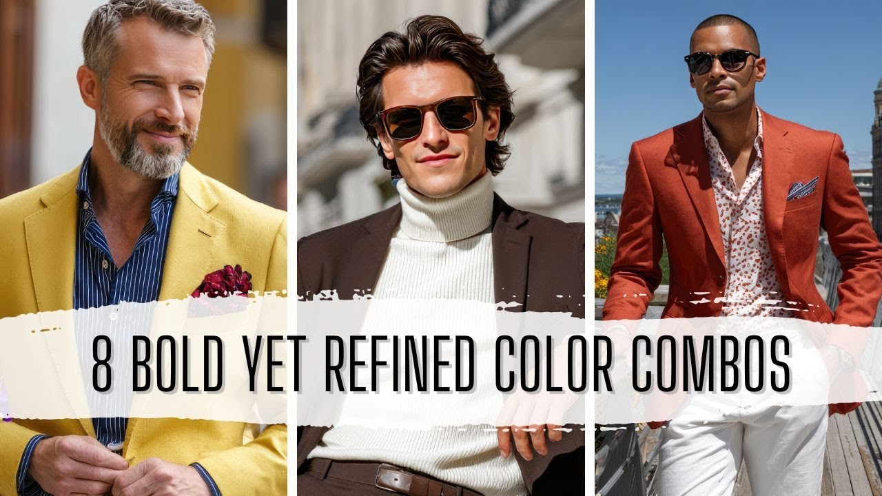 Yet Color 🎨 Stop Wearing Safe Colors! 8 Bold Yet Refined Color Combos Every Man ...