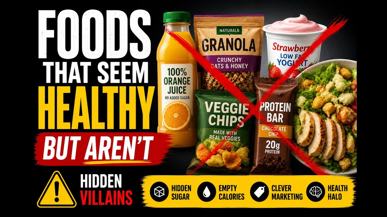 6 Foods That Seem Healthy But Aren't | Hidden Nutrition Traps Exposed