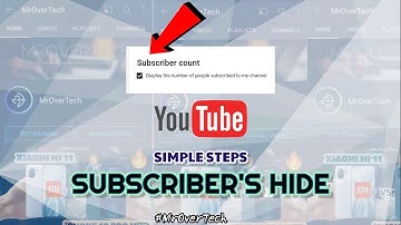How to Hide Subscribers on YouTube | Subscribers Hide Kaise Kare ? #Shorts